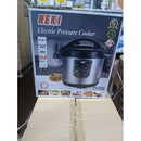 Reki RK-G0208 8Litres Electric Pressure Cooker - Fast, Safe & Energy-Efficient Multi-Function Cooker for Family Meals
