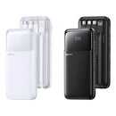 Remax FCP-1 10000mAh Power Bank LED Digital Display 20W + 22.5W Fast Charging Mobile Charger Built-In Cable