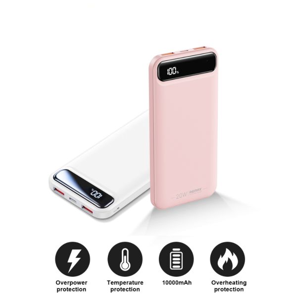 Remax RPP-520 PD20W+QC22.5W Fast Charging Power Bank 10000mAh Battery Portable Power Bank for Mobile Phone