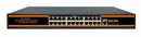 Secureye 24-Port Gigabit PoE Switch + 2GE Uplink & 2 SFP – 450W High-Power Fiber-Ready Network Switch (S-24GE-2UG-2UF-450W-NB-AI-VLAN)