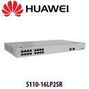 Huawei eKitEngine S110-16LP2SR 16-Port Gigabit POE Network Switch - 16*10/100/1000 BASE-T Ports, 2*GE SFP Ports, PoE+, AC Power