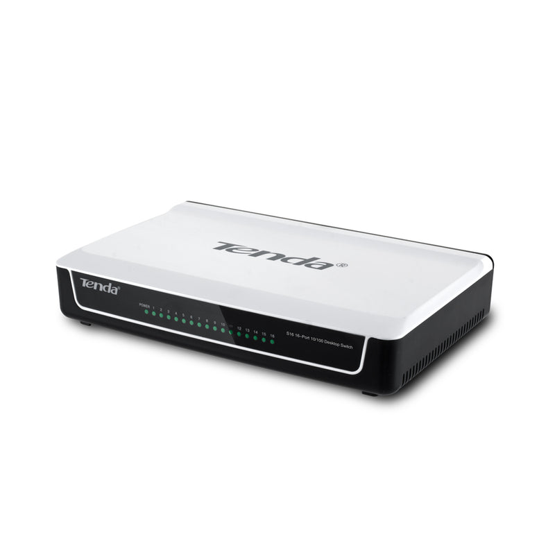  Tenda 16-Port 10/100Mbps Desktop Ethernet Switch S16