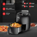SANFORD SF2457AF Manual Air Fryer 3.5L, 1400W, Healthy Oil-Free Cooking, 5 Presets, Adjustable Temperature 80-200°C, 60-Min Timer, Overheat Protection, Cool-Touch Handle