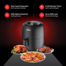 SANFORD SF2457AF Manual Air Fryer 3.5L, 1400W, Healthy Oil-Free Cooking, 5 Presets, Adjustable Temperature 80-200°C, 60-Min Timer, Overheat Protection, Cool-Touch Handle