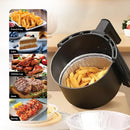 SANFORD SF2457AF Manual Air Fryer 3.5L, 1400W, Healthy Oil-Free Cooking, 5 Presets, Adjustable Temperature 80-200°C, 60-Min Timer, Overheat Protection, Cool-Touch Handle