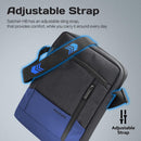 Promate SATCHEL-HB SleekComfort™ 13” Tablet Hand Bag – Multiple Compartments for Travel, Office, and Everyday Gadget Organization
