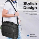 Promate SATCHEL-MB SleekComfort 15.6” Laptop Messenger Bag – Multiple Compartments for Office, Travel, and Everyday Professional Use