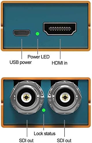 AVMATRIX Mini SC1221 HDMI to Dual 3G-SDI Pocket-Size Broadcast Converter