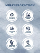 LDNIO SC5415 Universal Fast Charging Power Strip Extension with 5 Ac Outlets & 4USB Charging Ports, 2m Cable PD 2500W Power Socket with Surge Protectors