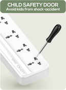 LDNIO SC5614 2500W Power Strip Extension Cable with 5 AC sockets, 6x USB Ports