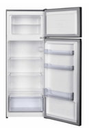 SCL 206L Double Door Refrigerator SCL-RTD206PG – Energy-efficient cooling, low-noise operation, adjustable shelves, and a separate freezer compartment for organized storage.