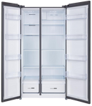 SCL 505L Side by Side Refrigerator SCL-SBS520ECDS – Energy-Efficient cooling, low-noise operation, adjustable shelves, and organized storage for fresh and frozen items.
