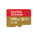 SanDisk Extreme 256GB microSD card up to 880MB/s read speed