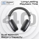 Promate SERENE High-Definition Hybrid ANC Headphones with 360° Spatial Audio – Premium Noise-Cancelling Wireless Headphones for Music, Gaming, Calls, Travel, and Professional Use