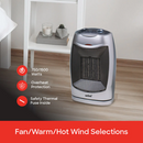 Sanford SF1229RH 1500W PTC Oscillating Room Heater – Fast heating, adjustable thermostat, and safe operation for home or office use