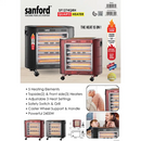 Sanford SF1274QRH 2400W Quartz Room Heater – Fast &amp; Efficient Heating and adjustable thermostat for cozy comfort at home or office