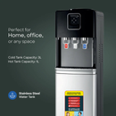 Sanford SF1416WD Premium 3-Tap Water Dispenser with Refrigerator – Hot, Cold & Normal Water for Home or Office 