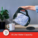 Sanford SF3354EK 1.8L 1600W Electric Glass Kettle – Fast Boiling, Durable, and Perfect for Homes