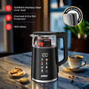 Sanford SF3361EK 1.7L Digital Electric Kettle – Fast Boiling, Stainless Steel Kettle with Auto Shut-Off and LED Display