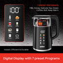 Sanford SF3361EK 1.7L Digital Electric Kettle – Fast Boiling, Stainless Steel Kettle with Auto Shut-Off and LED Display