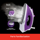 Sanford SF48SI 2200W Steam Iron – Ceramic Soleplate , powerful steam boost, adjustable temperature control, and self-cleaning system designed for fast, smooth, and efficient ironing at home.
