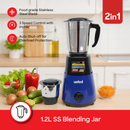 Sanford SF5905GM-C Premium 2-in-1 Mixer Grinder 550W – Stainless Steel Jars for efficient blending, grinding, and multi-purpose food preparation at home