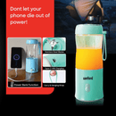 Sanford SF6810BR Portable Blender 2-IN-1  Power Bank – Rechargeable Personal Blender with USB Power Bank Function for Smoothies and Juices