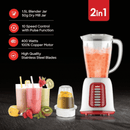 SF6820BR 2-in-1 Blender with Mill 400W 1.5L&nbsp; – Powerful Blender and Mill for Smoothies, Grinding, and Food Preparation