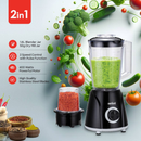 Sanford SF6839BR 2-in-1 Blender with Mill 600W 1.6L – Powerful Blender and Mill with 1.6L Capacity for Smoothies, Grinding, and Food Prep