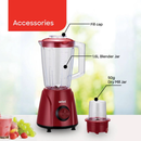 Sanford SF6839BR 2-in-1 Blender with Mill 600W 1.6L – Powerful Blender and Mill with 1.6L Capacity for Smoothies, Grinding, and Food Prep