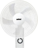 Sanford SF932WFN 16-Inch Wall Fan 60W – High-Velocity 5-Blades 3-speed pull cord, oscillation and tilt function, and durable ABS body perfect for home or office cooling.