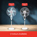 Sanford SF974RSFN 18-Inch Rechargeable Stand Fan with Solar Panel – Powerful, strong airflow, height-adjustable design, and long backup time
