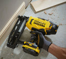 Stanley FatMax V20 SFMCN616D2K-GB 18V Cordless 16Ga Finishing Nailer – 2 x 2.0Ah Li-Ion Professional Woodworking & Trim Installation Tool