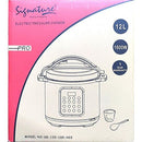 Signature SG-120-160-H22 12L Electric Pressure Cooker – Large Capacity, Fast Pressure Cooking, Energy Efficient, Ideal for Home, Office & Commercial Kitchen Use