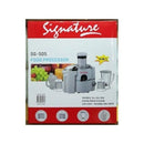 Signature SG-505 5-in-1 Food Processor – Multi-Function Chopping, Blending & Mixing, Powerful Motor, Perfect for Home, Office & Small Commercial Kitchens
