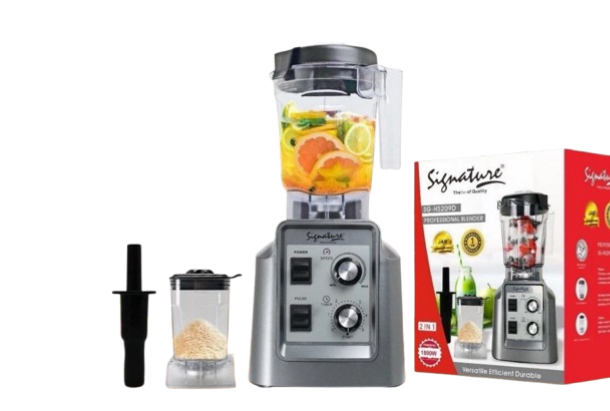 Signature SG-SH-209D Professional Blender – High-Power Performance, 2L Large Capacity, Durable Stainless Steel Blades &amp; Heavy-Duty Motor