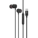 Promate Silken-ENC Ergonomic In-Ear USB-C Wired ENC Stereo Earphones – High Fidelity Noise Cancelling Earphones for Music, Calls, Gaming, and Professional Use