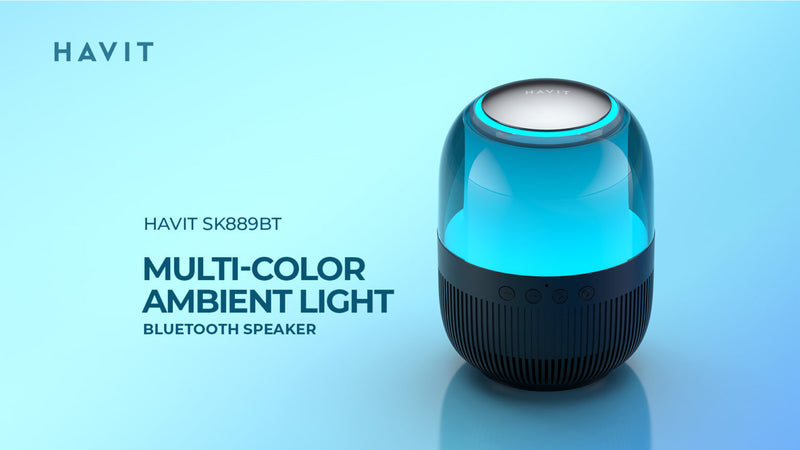 Havit SK889BT Multi-color Ambient Light Bluetooth Speaker