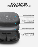 Comfortable memory foam earcups on the Soundcore Space 2 active noise-cancelling headphones