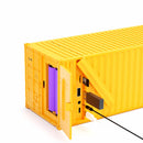 Budi SP18Y Bluetooth Speaker – Container Design Portable Wireless Speaker with Deep Bass & LED Lights