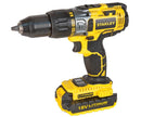 Stanley STDC18LHBK 18V Li-Ion Hammer Drill – Portable DIY Drill for Wood, Metal & Masonry