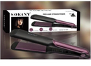 Sokany SY-6505 Professional Hair Straightener 1-Inch Ceramic Flat Iron – Fast Heating Salon Hair Styling Tool with Adjustable Temperature for Smooth, Frizz-Free Results