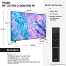 Samsung CU7000 85-inch Crystal UHD 4K Smart TV