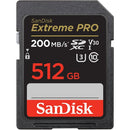 SanDisk 512GB Extreme Pro UHS-I MicroSDXC 200MB/s – Fast Memory Card for Cameras & Phones(SANDEXTPRO512GB200MB)