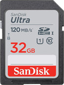 SanDisk Ultra SDSDUN4-032G-GN6IN 32GB SDHC UHS-I 120MB/s Memory Card – High Speed Storage Solution for Cameras, Video Recording, Photography, and Everyday Data Transfer