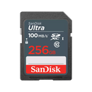 SanDisk Ultra® SDSDUNR-256G-GN3IN 256GB SDHC™ / SDXC™ Memory Card Up to 100MB/s – High Capacity Storage for Cameras, Video Recording, Photography, and Professional Data Transfer