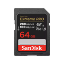 SanDisk SDSDXEP-064G-GN4IN 64GB UHS-II Up to 280MB/s SDHC/SDXC Memory Card – Professional High-Speed Storage Solution for 4K Video, Photography, and Industrial Data Applications