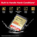 SanDisk SDSDXVV-256G-GNCIN 256GB UHS-I Up to 180MB/s SDHC/SDXC Memory Card – High-Speed Storage Solution for 4K Video, Photography, and Professional Data Applications