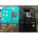 Scooper Smart SFC-04C 3.0A 4 Port USB Fast Charger With One USB Cable – Fast and convenient charging for multiple devices from a single power source