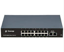 Secureye S-16GE-2UG-1UF-300W-NB 16 Port 300W Gigabit PoE Switch – with 2 Uplink Ports and 1 SFP Slot for CCTV, Networking, Enterprise, and Industrial Applications